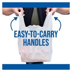 T-Shirt Carry-Out Bags, 11.5″ x 6.5″ x 22″ (1,000 ct.)