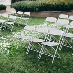 6-10PCS Wedding Party Event Quality Commercial Plastic Stackable Folding Chairs