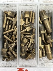 Unbranded Brass Hose Fitting Kit, Various Sizes And Fittings, See Photos