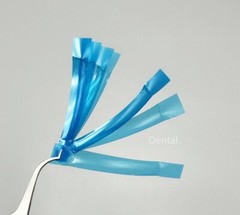 Dental Contoured Anterior Matrix Bands Polyester Blue Strip Restoration Matrices