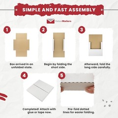 Vinyl Record Mailers White Holds 1 – 4 Records 12″ LP Cardboard 50 100 to 1000