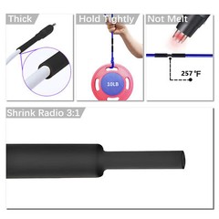 Heat Shrink Tubing Tube Dual Wall 3:1 Marine Adhesive Glue Lined Waterproof Red