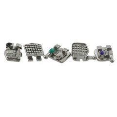 Dental Orthodontic Bracket Braces Metal MIM Mini Roth MBT 022 018 345 Hooks 5-5