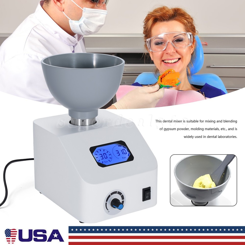ALGINATE DENTAL MIXER LAB IMPRESSION MATERIAL 110V or 220V ne