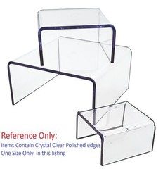 T’z Tagz Any 7-Inch-Deep Clear Acrylic Riser Display Stand New 2 Pack Variation