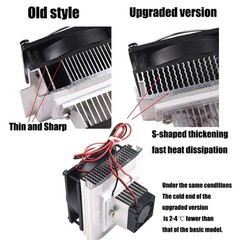 Mini Air Conditioner DC 12V DIY Thermoelectric Peltier Refrigeration Cooling….