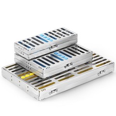 Dental Sterilization Cassette Rack Autoclavable Stainless Steel 135°C 5/10/20