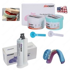 Putty PVS VPS Impression Material Base+Catalystst/50ml cartridge Heavy Body