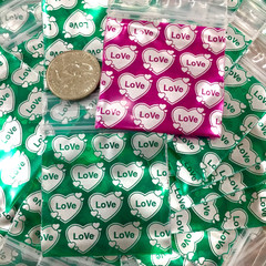 BaggiesSince1987- 2020 ZipSeal Bags Metallic P 50 DESIGN Mix 100PCS, 👀Details🔽