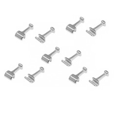 10pcs/pack Dental Orthodontic Crimpable Hook Long/Medium/Short Stainless Steel