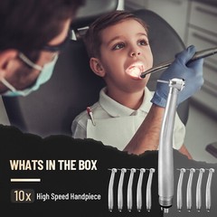 10Pack High Dental Speed Handpiece Push Button 4 Hole Fit NSK Pana Max Style USA