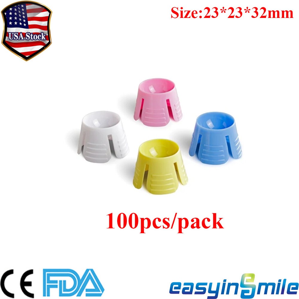 Dental Disposable Dappen Dishes Bowls Multi-purpose Prohpy Acrylic Dish 100Pcs