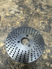 Unknown Dividing Index Plate 3 7/8 Dia 13/16 Bore 1 1/8 Hole Spacing ⬇️