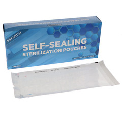 House Brand Dentistry 100516 Self-Sealing Sterilization Pouches 5.25″x11″ 200/Bx