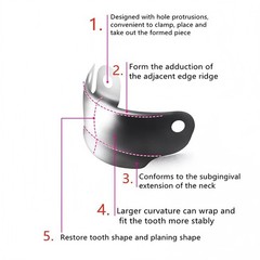 Dental Sectional Matrix Bands Niti Retaining Ring Wedge Fit Garrison Palodent V3