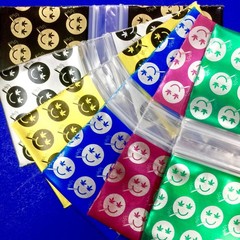 BaggiesSince1987 – 2020 Design Zip Bags Metallic 50 DSN Mix 500PCS, READ DETAILS