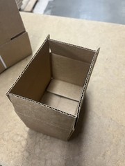 Brown Corrugated Shipping Boxes – 6x4x4 one bundle of 25 boxes.