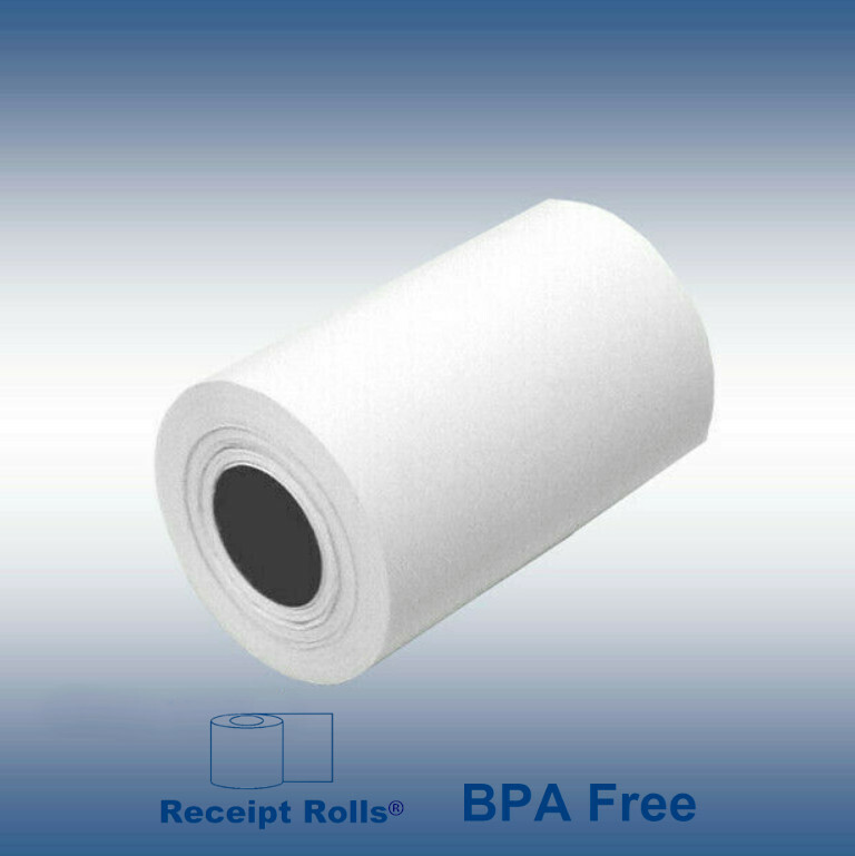 2 1/4″ x 60 BPA Free Thermal Paper Rolls – Debit/Credit Card Machine – 50 Rolls