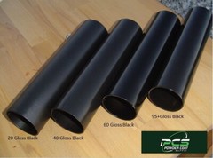 Flat Black Ultra Durable Powder Coating Paint USA Made 1LB