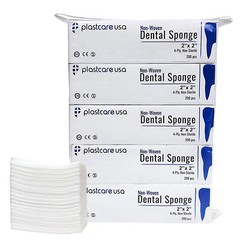 2×2 Dental Gauze Pads, Squares for First Aid Sponges, Non Woven Medical Wipes