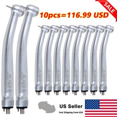 USA Dental Ultrasonic Piezo Scaler Handpiece 5 Tips Fit EMS Cavitron Woodpecker