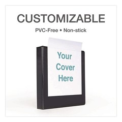 Cardinal 10321 ClearVue 3-Ring 2″ Cap Easy Open Slant-D Ring Binder – Black New