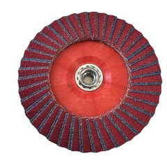 5 Norton Red Heat 7”x 5/8-11 Flap Disc Grinding Wheel 40 Grit Type 27 Quick Trim