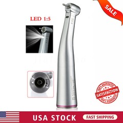 NSK Ti-MAX X95L Estilo Dental 1:5 LED Contra Angulo Fibra Optica Anillo Rojo