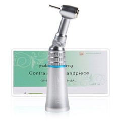 NSK Style Dental Low Speed Contra Angle Handpiece Push Button Fit FG1.6MM Burs