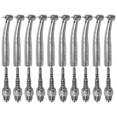 1-10 SANDENT Dental High Speed Fiber Optic Handpiece/ 6H LED Coupler GD6