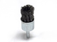 1″ Knot Wire End Brush – Carbon Steel Wire – 5 Pack