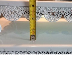 Display Stand Cupcake Chocolate Bakery Cake Wedding 2 piece lot metal white