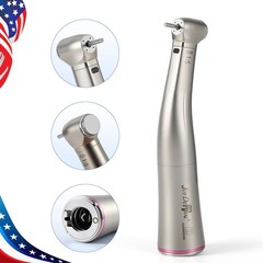 Pieza de mano dental eléctrico led 1:5 contra-ángulo mini cabeza 4 spray USA