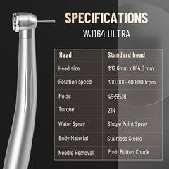 10Pack High Dental Speed Handpiece Push Button 4 Hole Fit NSK Pana Max Style USA