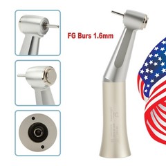 1-5 PCS Dental Low Speed Handpiece Push Contra Angle fit FG Burs 1.6mm E-type