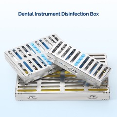 Dental Sterilization Cassette Rack Autoclavable Stainless Steel 135°C 5/10/20