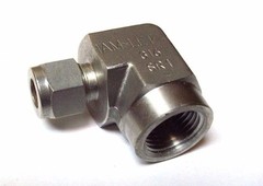 Hamlet Letlok Female Elbow 3/8″ Tube OD X 1/2″ Female NPT 316 Stainless <6LF8H