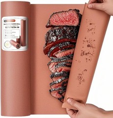 Pink Butcher Paper Roll 18×80 ft for BBQ Smoker, Unbleached & Uncoated