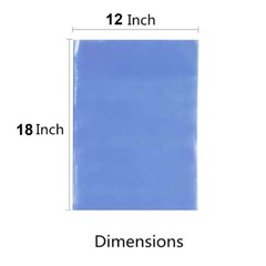 12″x18″ Clear Heat Shrink Wrap Bags PVC Film Gifts Bottles Candles Packing USA