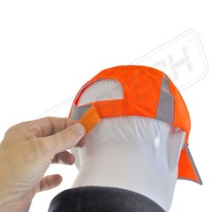 HI-VIS LIME REFLECTIVE HAT BASEBALL CAP SAFETY NEW LIME ORANGE BLACK JORESTECH