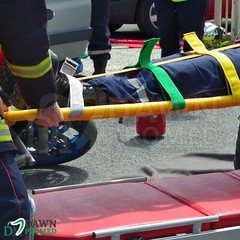 Backboard Spine Board Stretcher Immobilization Color Coded Spider Straps EMT/EMS