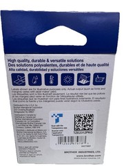 2 PACK BROTHER TZe-231 12mm 1/2″ LABEL CASSETTE BLACK PRINT WHITE TAPE ORIGINAL