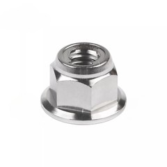 Titanium Nut M5 M6 M8 M10 M12 Flange Metal Lock Nut for Bike Motorcycle Car