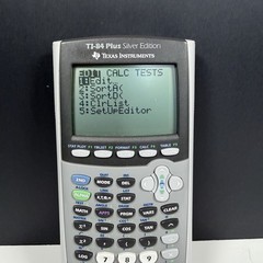 Texas Instruments TI-84 Plus Silver Edition Graphing Calculator No Cover TESTED