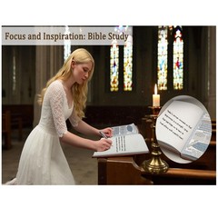 Bible Study Guide 66 Books Large Print Hardcover Journal Reflection Pages Script