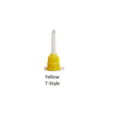 PacDent Type 50pcs Mixing Tips Dental Impression VPS/PVS Yellow