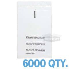 6000 8×10 Self Seal Suffocation Warning Clear Poly Bags 1.5 mil Free Shipping