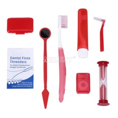 AZDENT Dental Teeth Oral Cleaning Care Orthodontic Kits Brush Floss Thread