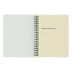 Delfonics Rollbahn Spiral Free Diary 365: 5-1/2 in. x 7 in. (Yellow) *B6 noteboo