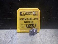 Kennametal Carbide 14.50mm Drill Insert KSEM1450LDM KC7215 (LOC1279B)